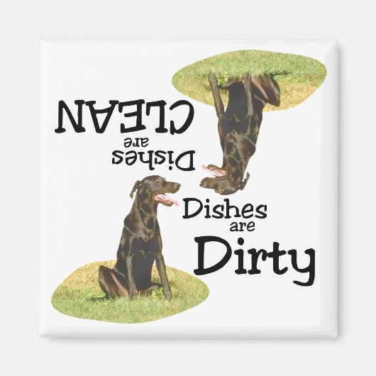 Labrador Retriever liefhebbers Vaatwasser Magneet (Voorkant)