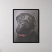 Labrador Retriever Love 24 x 30" Canvas Afdruk (Voorkant)