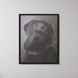 Labrador Retriever Love 24 x 30" Canvas Afdruk