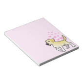 Labrador Retriever Love Notitieblok (Schuin)