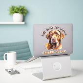 Labrador Retriever Lover bumper sticker sticker st (Laptop op bureau)