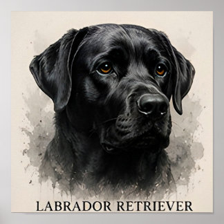 Labrador Retriever Luxe Hondenliefhebber Collectie Poster