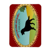 Labrador Retriever Magneet (Verticaal)