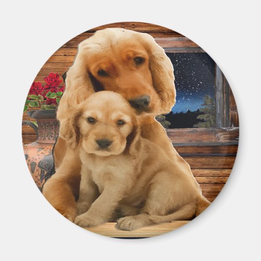 Labrador Retriever Magneet (Voorkant)