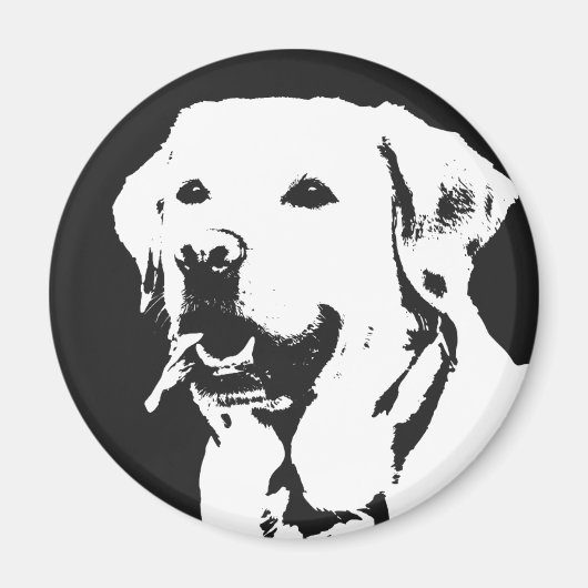 Labrador Retriever Magneet (Voorkant)
