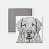 Labrador Retriever Magnet (Voorkant / Achterkant)