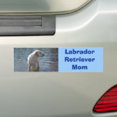 Labrador Retriever mama Bumpersticker (Op auto)