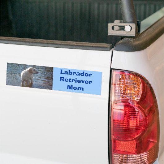 Labrador Retriever mama Bumpersticker (Op Truck)