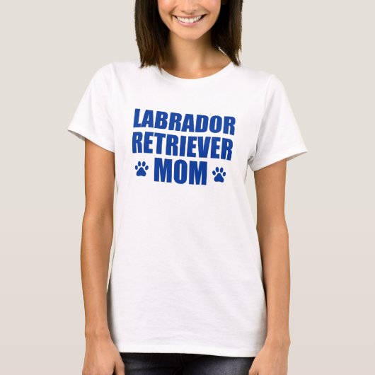 Labrador Retriever mama T-shirt (Voorkant)