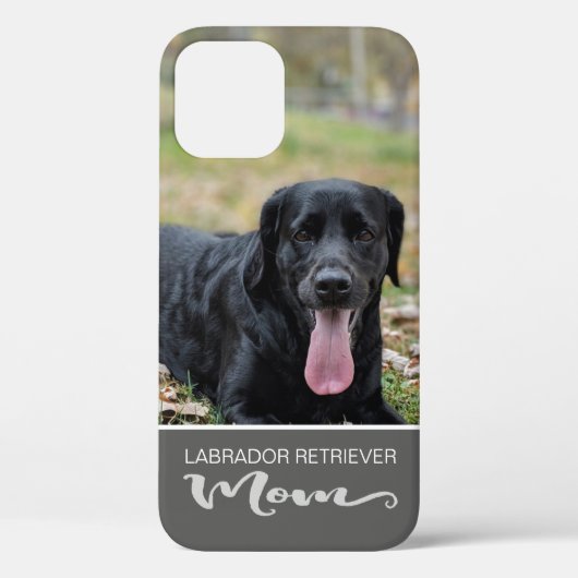 Labrador Retriever mama voegt je hond foto Hoesje- Case-Mate iPhone Case (Achterkant)