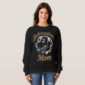 Labrador Retriever mama White Trui (Voorkant volledig)