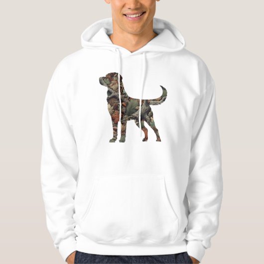 Labrador Retriever Mannen Hoodie (Voorkant)