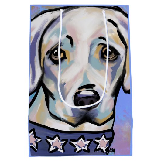 Labrador Retriever Medium Cadeauzakje (Achterkant)