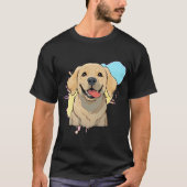 Labrador Retriever meer Splash van kleur T-shirt (Voorkant)
