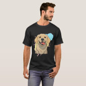 Labrador Retriever meer Splash van kleur T-shirt (Voorkant volledig)