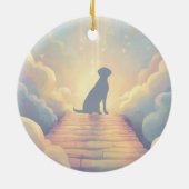 Labrador Retriever Memorial Ornament – Add Photo (Achterkant)