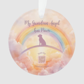 Labrador Retriever Memorial Ornament – Rainbow