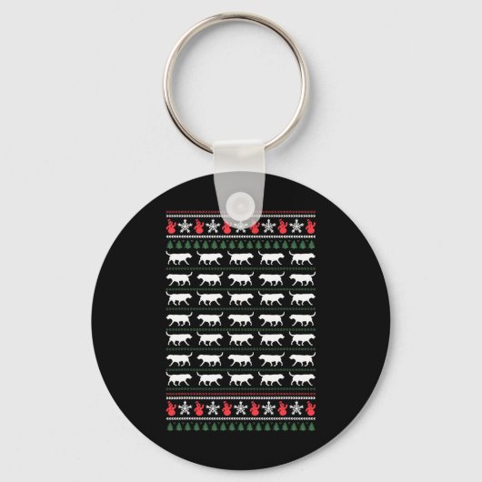 Labrador Retriever Merry Christmas Ugly Sweater Do Sleutelhanger (Voorkant)