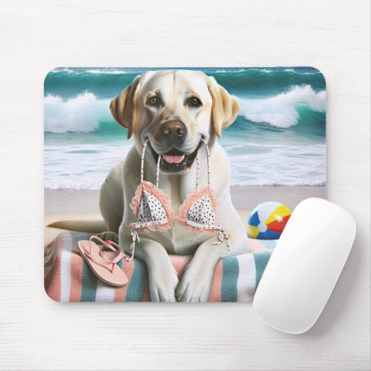 Labrador Retriever met Bikini Top Muismat (Met muis)