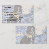 Labrador Retriever met Drake Mallard Visitekaartje (Voorkant / Achterkant)