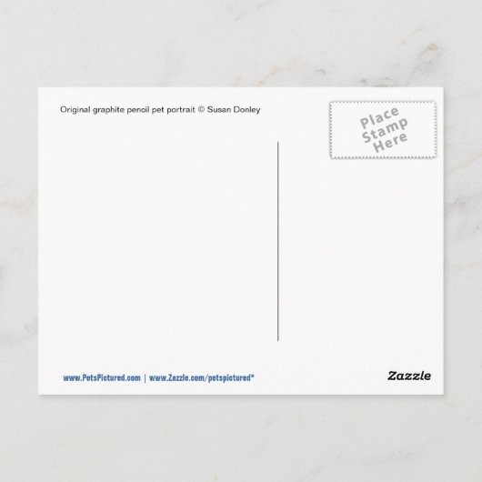 Labrador Retriever met hart Briefkaart (Achterkant)