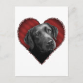 Labrador Retriever met hart Briefkaart (Voorkant)