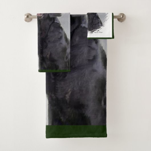 Labrador Retriever met Kerstmis Bad Handdoek (Insitu)