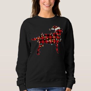 Labrador Retriever met kersttang Buffalo Pajamas Trui