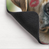 Labrador Retriever met Lipstick Kusjes Muismat (Hoek)