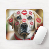 Labrador Retriever met Lipstick Kusjes Muismat (Met muis)