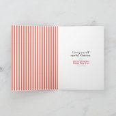 labrador retriever met rendiergewei feestdagen kaart (Binnen)