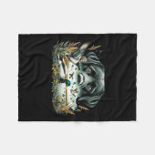Labrador Retriever met wilde eenden die op eend ja Fleece Deken (Voorkant (Horizontaal))