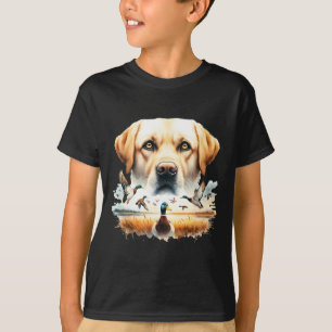 Labrador Retriever met wilde eenden die op eend ja T-shirt