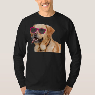 Labrador Retriever met zonnebril T-shirt