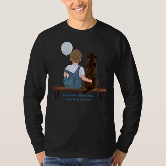 Labrador Retriever Mijn Beste Vriend T-shirt (Voorkant)