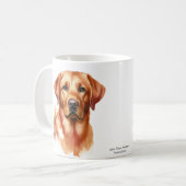 Labrador Retriever Modern Koffiemok (Voorkant links)