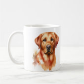 Labrador Retriever Modern Koffiemok (Links)