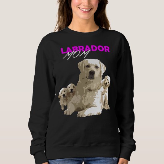Labrador Retriever Moeder Hond Labrador Retriever Trui (Voorkant)