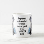 Labrador Retriever Moeder Hond Schattige Puppy Koffiemok (Center)