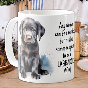Labrador Retriever Moeder Hond Schattige Puppy Koffiemok