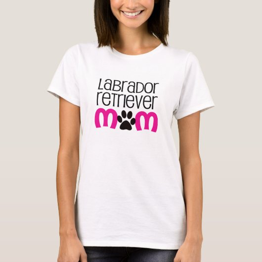 Labrador Retriever Moeder T-shirt (Voorkant)