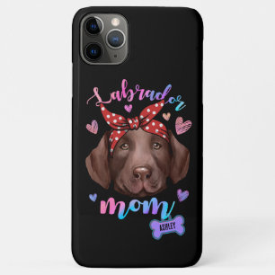 Labrador Retriever Moeder Waterverf Hond Mam GIft Case-Mate iPhone Case