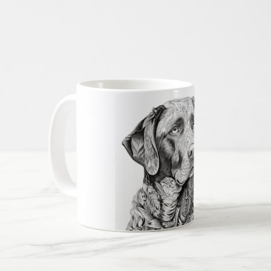 Labrador Retriever Mok (Voorkant links)