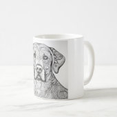 Labrador Retriever Mok (Voorkant rechts)