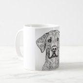 Labrador Retriever Mok (Voorkant links)