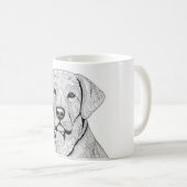 Labrador Retriever Mok (Voorkant rechts)