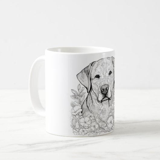 Labrador Retriever Mok (Voorkant links)