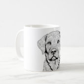 Labrador Retriever Mok (Voorkant links)