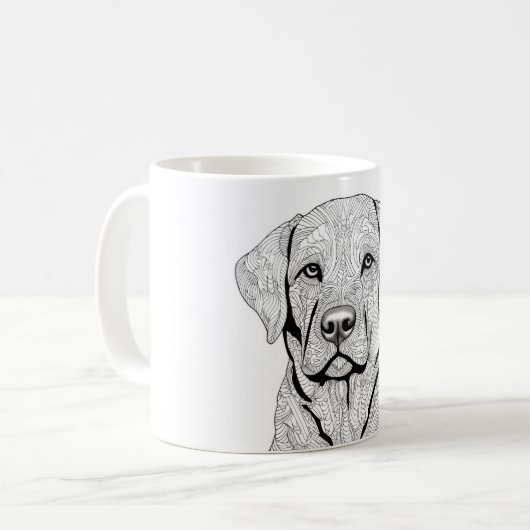 Labrador Retriever Mok (Voorkant links)