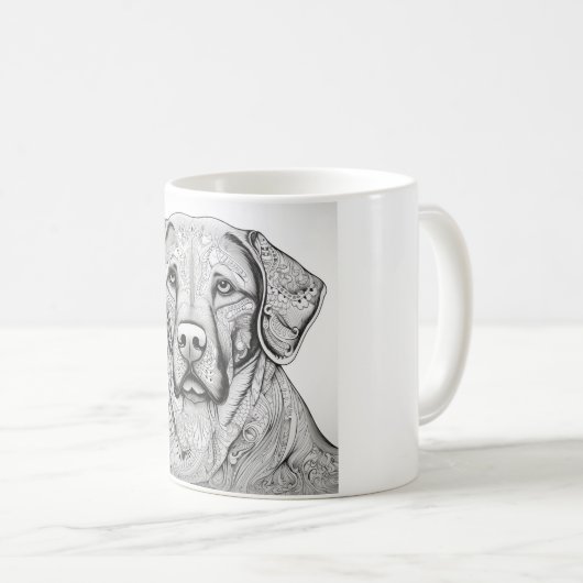 Labrador Retriever Mok (Voorkant rechts)
